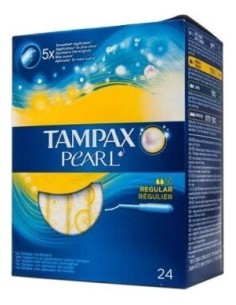 Tampones Tampax Pearl Regular 24 Uds