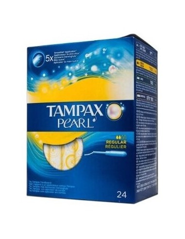 Tampones Tampax Pearl Regular 24 Uds