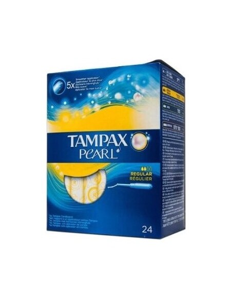 Tampones Tampax Pearl Regular 24 Uds