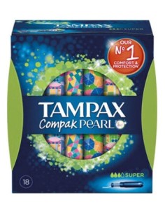 Tampax Compak Pearl Super 16 Unidades