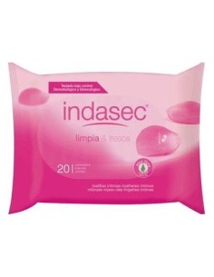 Indasec Toallitas Higiene Intima Sob 20U