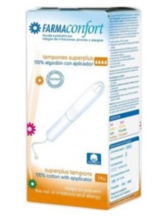 Farmaconfort Tampon 100% Algodón Super Plus 14Uds