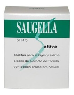 Saugella Attiva Toallitas 10 Ud
