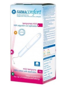 Farmaconfort Tampon 100% Algodón Mini 18Uds