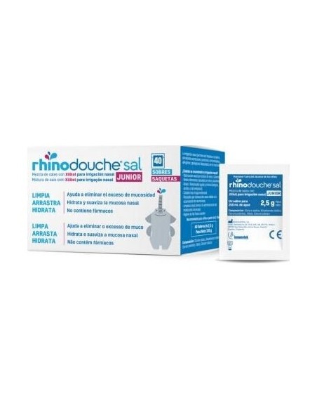 Rhinodouche Sal Junior Saquetas Para Lavagens Nasais 40X2_5G