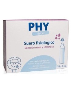 Phy Suero Fisiologico Bebe Monodosis 5 Ml 18 U