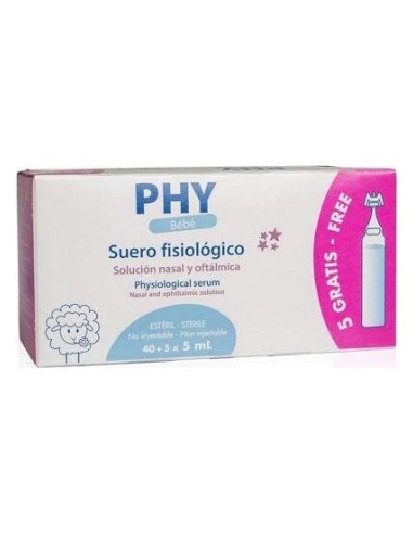 Suero Fisiologico Phy Bebe 40+5 Uds