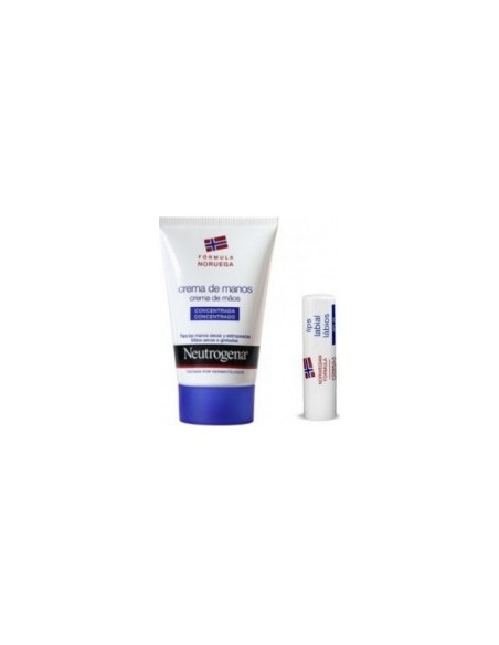 Neutrogena Pack Crema De Manos 50Ml +Labial Spf20