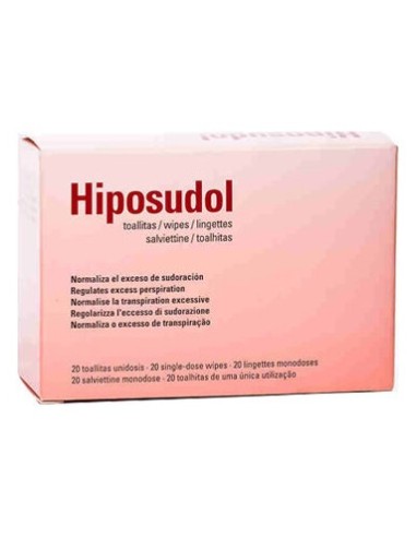 Hiposudol 20 Sobres Con Toallitas