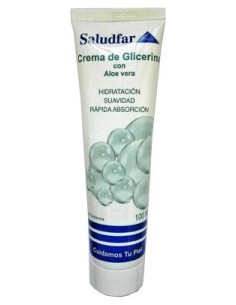 Saludfar Crema Glicerina Con Aloe 100 Ml