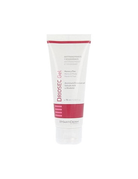 Martiderm® Driosec Antitranspirante Manos Y Pies Gel 75Ml