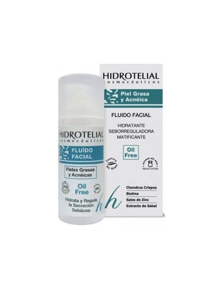 Hidrotelial Fluido Facial Pieles Grasas Oil Free 50Ml