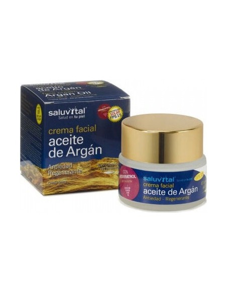 Saluvital Crema Facial Aceite Argan 50Ml