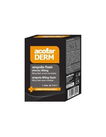 Acofarderm Ampollas Lifting Flash 1Amp 2Ml