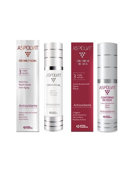 Aspolvit Pack Crema Facial Antioxidante + Contorno De Ojos