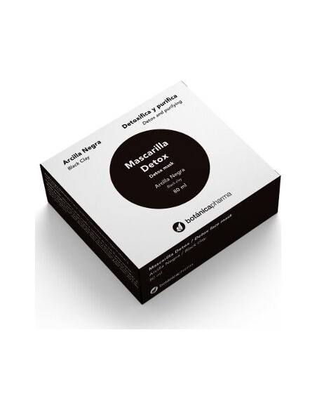 Botanica Nutrients Mascarilla Detox Arcilla Negra 80Ml