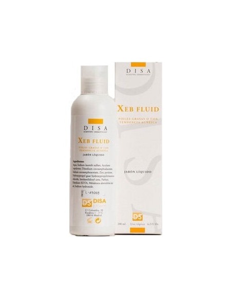 Jabón Líquido Antiseborreico Xeb Fluid Biofarmax 200Ml