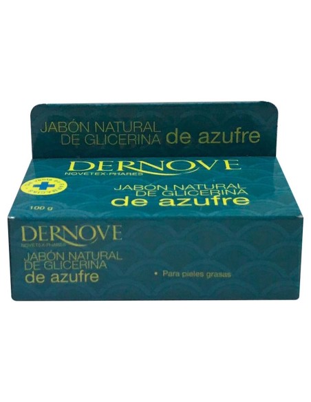 Dernove Jabón Natural De Glicerina Y Azufre 100G