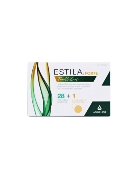 Estila Forte Toallitas 28 Toallitas + Almohadilla
