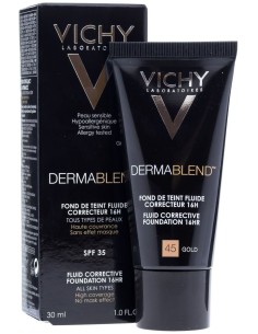 Vichy Dermablend Fluido Corrector Nº45 Gold 30Ml