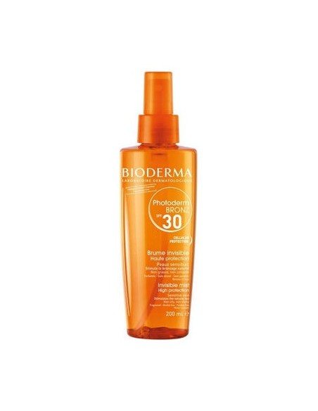 Bioderma Photoderm Huile Bronz Aceite Seco Invisible Spf30 Spray 200Ml