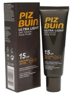 Piz Buin® Ultra Light Spf15+ Crema Facial Tacto Seco 50Ml