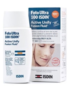 Foto Ultra 100 Isdin® Active Unify Fusion Fluid Spf 50+50Ml