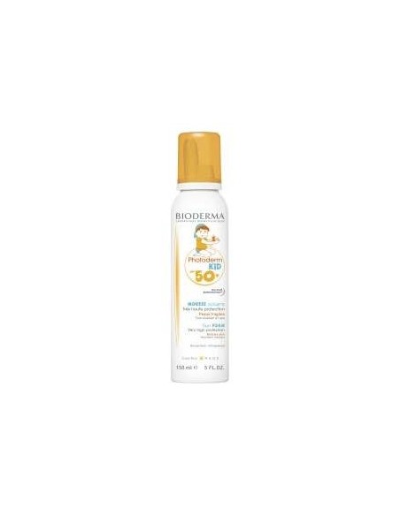 Bioderma Photoderm Kid Mousse Spf50+ Espuma Ultrasuave Uva39 150Ml