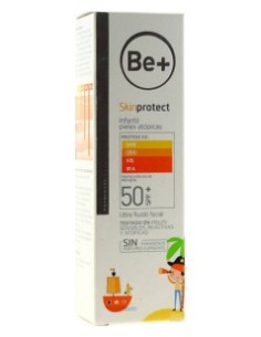 Be+ Skin Protect Ultrafluido Facial Spf50+ Infantil 50 Ml