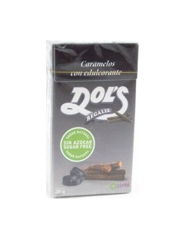 Dols Caramelos Regaliz S/Azucar Caja 35G