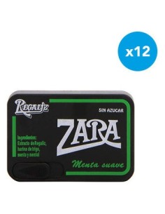 Regaliz Zara Menta Suave 9 Grx12 Ud
