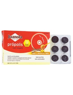 Juanola® Própolis Con Miel Sabor Regaliz 24Uds