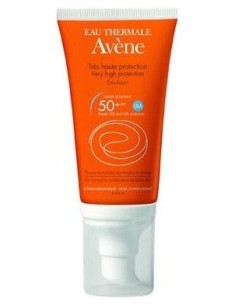 Avène Solar Pieles Sensibles Fluido Toque Seco Spf50+ 50Ml