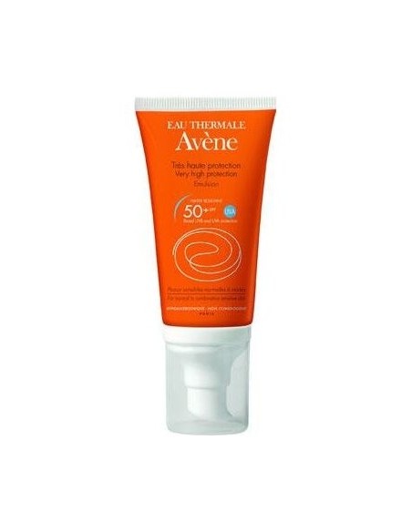Avène Solar Pieles Sensibles Fluido Toque Seco Spf50+ 50Ml