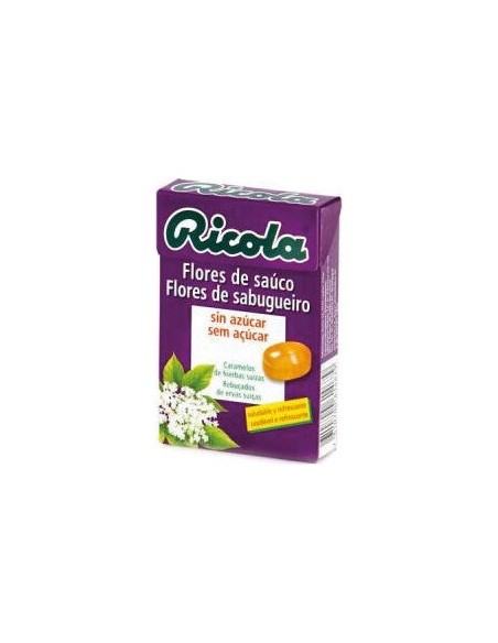 Ricola Flor De Saúco Caramelos Sin Azúcar 50G