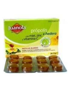 Juanola® Pastillas Própolis Hiedra, Miel, Zinc Y Vitamina...