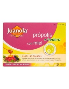 Juanola® Pastillas Própolis Hiedra Y Frutas Del Bosque 24Uds
