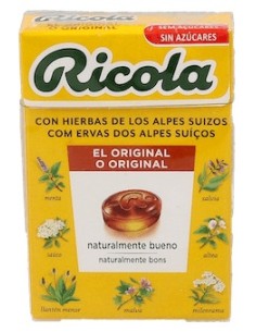Ricola Hierbas Suizas Caramelos Sin Azúcar 50G