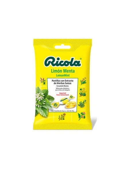 Ricola Bolsa S/Az 70 Gramos Limon