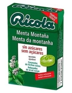 Ricola Menta Montaña Caramelos Sin Azúcar 50G