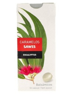 Sawes Caramelos Blister Sin Azúcar Sabor Eucalipto 22G