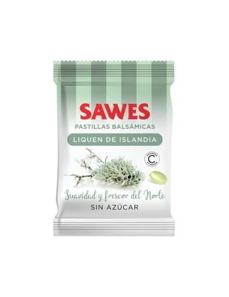 Sawes Caramelos De Liquen De Islandia Sin Azúcar 50G