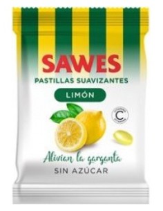 Sawes Pastillas Balsámicas Sin Azúcar Sabor Limón Con...