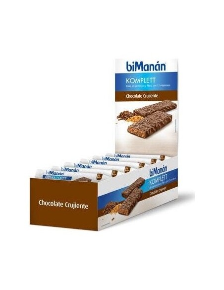 Bimanan® Barritas Chocolate Crujientes 24 Uds