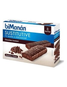 Bimanán® Sustitutive Sabor Chocolate Fondant 8 Barritas