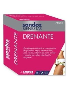 Sandoz Bienestar Drenante 15 Ampollas