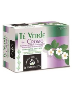 El Naturalista Te Verde+Cromo 60Caps