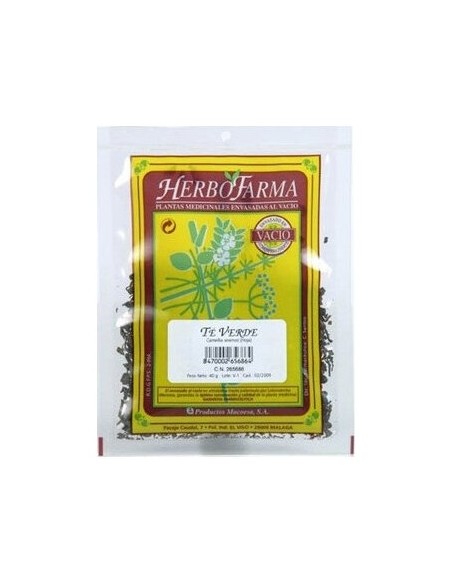 Te Verde Herbofarma Al Vacio 40 G