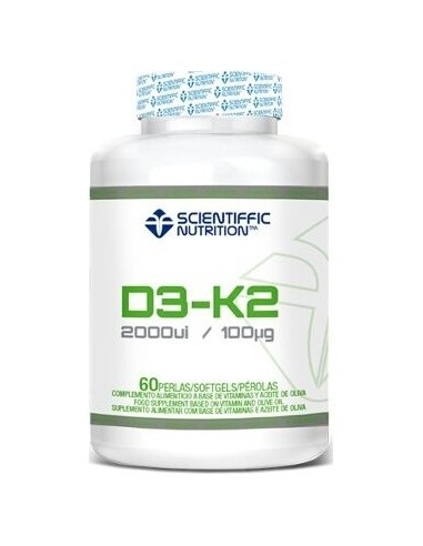 Scientiffic Nutrition Vit D3-K2 60Perlas