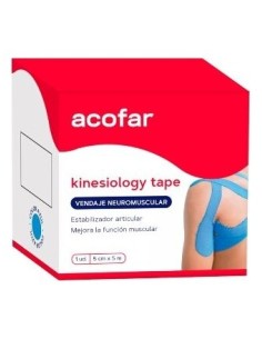 Acofarsport Kinesiology Tape Azul 5Mx5Cm